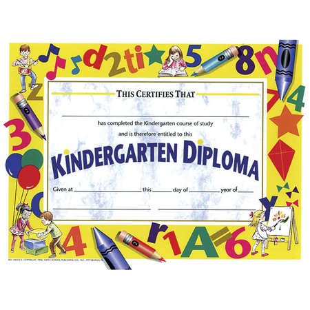 Hayes Kindergarten Diploma, 8.5in x 11in, PK90, Color: Multi VA503